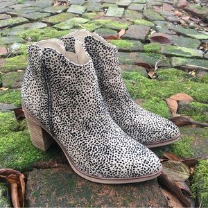 MIA Black and White Ankle Boots